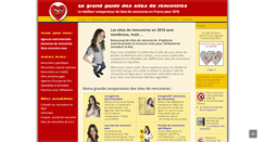 Desktop Screenshot of guide-sites-rencontres.fr